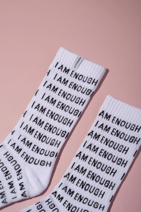 I AM ENOUGH Women's Crew Sock