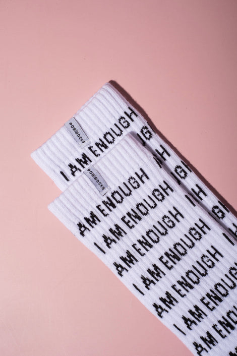 I AM ENOUGH Women's Crew Sock