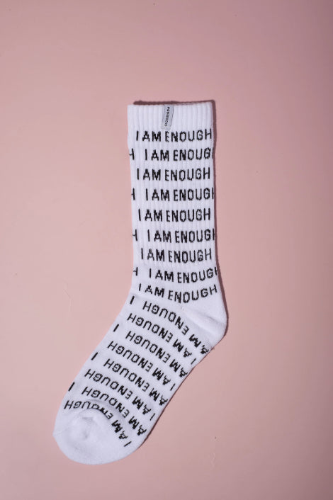 I AM ENOUGH Women's Crew Sock