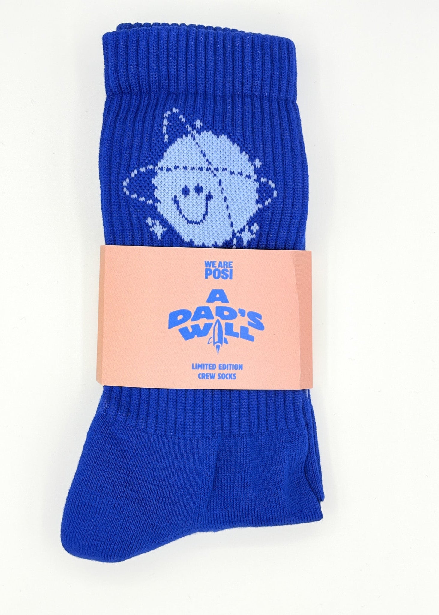 A Dad's Will Crew Socks - Supporting Life-Saving Research for SLC6A1