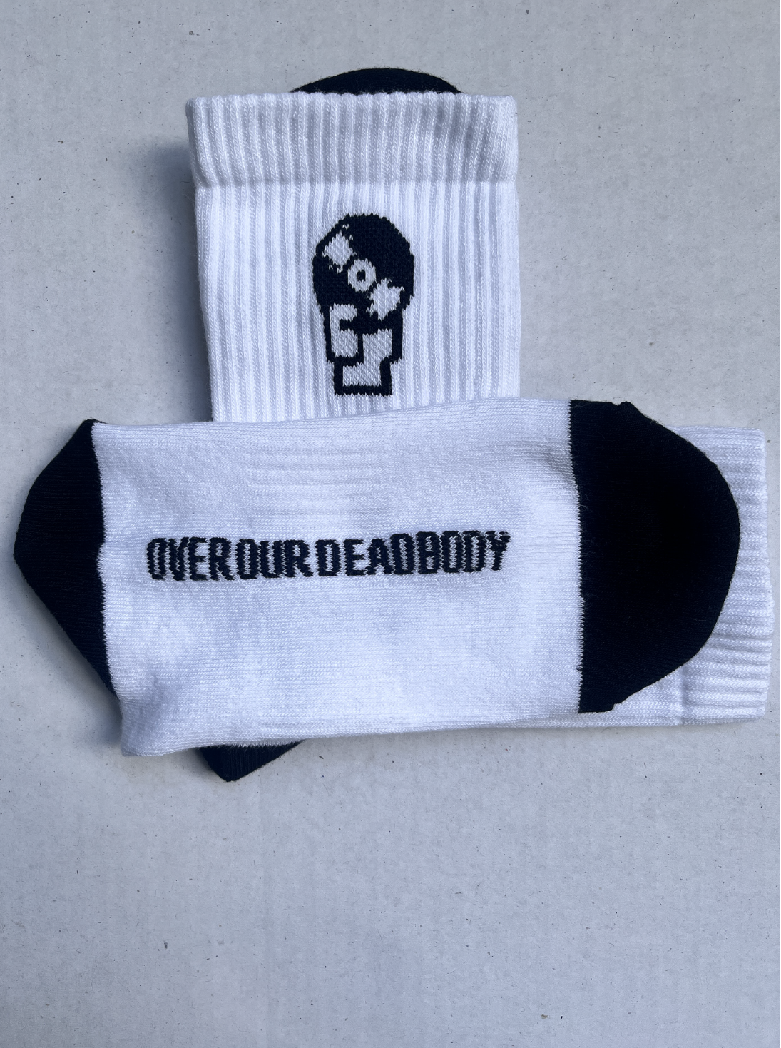 Over Our Dead Body Crew Sock